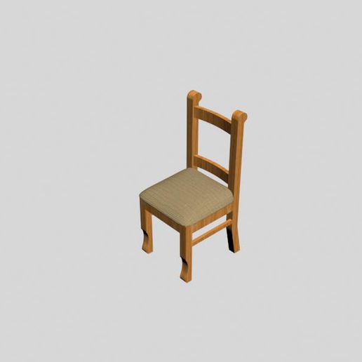 chair alconchonada beta - 3D model önizlemesi