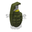 MK2-Grenade-3.png MK2 Frag Grenade - WW2 Era - USA - Accurate Size Dummy Model
