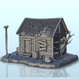 1-01.png Fichier STL Maison abandonnée avec tronc d'arbre (1) - Six Gun Sound Desperado Old Chronicles Gunfight Gutshot Blackwater Gulch・Design pour imprimante 3D à télécharger