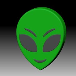 Alien.jpg Fichier STL SHAMPOING SOLIDE EXTRATERRESTRE ET MOULE POUR POMPE À SAVON・Design à télécharger et à imprimer en 3D