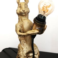 Hare-Lamp-2.jpg Lampe à poser en forme de lièvre