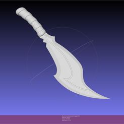 meshlab-2021-09-01-02-55-42-79.jpg STL file Re-Zero Elsa Granhiert Knife・3D printable model to download