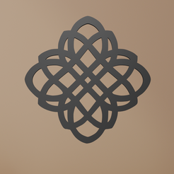 Celtic-Knot-2.png STL file Celtic Knot Wall Art・3D printable design to download