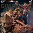01.jpg Groot and Rocket Diorama - STL