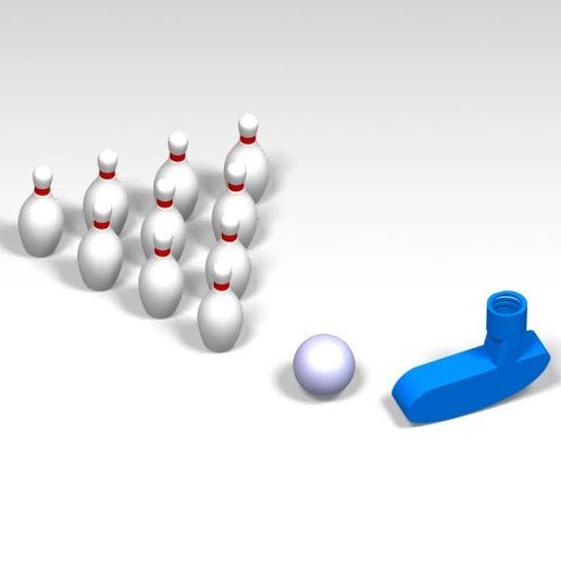 bowling.jpg Бесплатный STL файл Mini golf for fun and take a break・Модель 3D-принтера для загрузки, Ingenioso3D