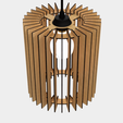 Modelo-1-1.png CEILING LIGHT LAMP 3D PRINT AND LASER CUT FILES MODEL 1