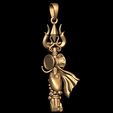 7.jpg Shiva Trishul Pendant with Damru