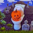 Thumbnail.jpg Pumpkin Skibidi Toilet Interactive 3D Print!