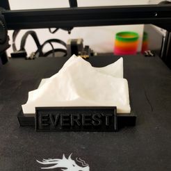 IMG20210809141638.jpg Free STL file Model of Everest with its base・Model to download and 3D print