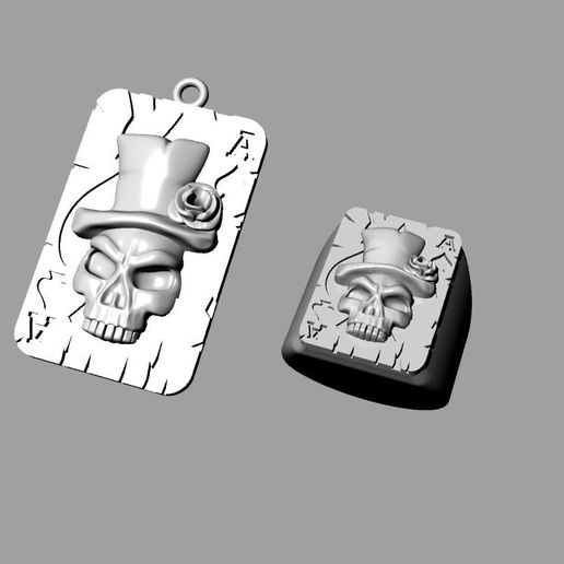 7a1.jpg Karte mit einem Totenkopf