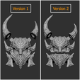 Deadric_helmet_007.png Daedric Helmet STL files Costume Skyrim Cosplay 3D Print Model