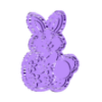 easter rabbit vr5.stl Easter Bunny with Egg Cookie Cutter and Stamp Set STL Files - 3D Printable Design