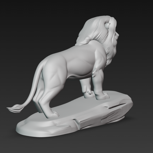 🦁 Simba (Lion King)・ STL File for 3D printing・Cults