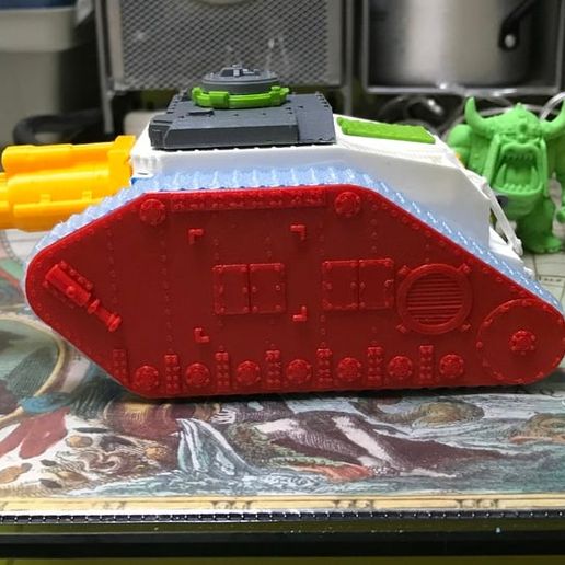 3D printable Destroyer Tank Hunter / Thunderer like vehicle conversion ...