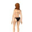 3.jpg Woman in bikini Rigged game character Low-poly model 3D model