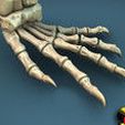 komodo-dragon-skeleton-3d-model-obj-fbx-stl-5.jpg Komodo Dragon Skeleton 3D printable Model