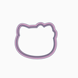 kitty.png Hello kitty cookie cutter