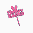HAPPY-EASTER-CAKE-TOPPER.png Easter Cake Topper