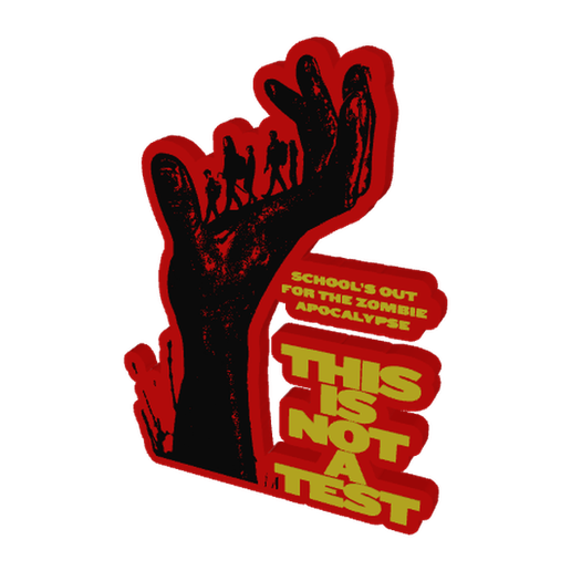 3D MULTICOLOR LOGO/SIGN - This is not a Test