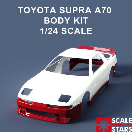 3D TABIJIボディキット 🚗 Toyota Supra 70 bodt kit・ 3D File for 3D printing・Cults