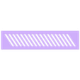 Stripes_3mm.stl Pochoirs pour la bande et la flèche de danger