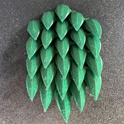 IMG_1358.jpg STL file Epic Dragon Scales Flexible Interconnected・3D printer model to download