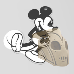 g830.png Fichier STL Porte-clés Mickey Mouse・Design pour imprimante 3D à télécharger