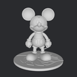 model.png mickey mouse, High-Quality 3D Model STL Files for Print - Instant Download & Ready-to-Use!