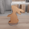 untitled2.png 3D Easter Bunny Vase as 3D Stl File & Easter Gift, Easter Day, 3D Printing, Flower Vase, 3D Print File, Easter Vase, Easter Rabbit