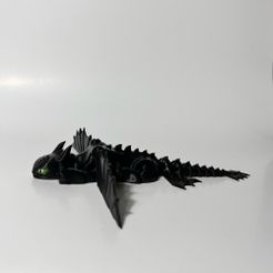 small_Toothless.jpg STL file *old*Flexi Toothless Dragon・3D printable design to download