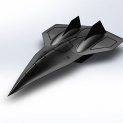 3.jpg Archivo STL Top Gun Maverick: Darkstar・Objeto para impresora 3D para descargar, gtimothy