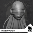 19.png Female Snake Head for action figures