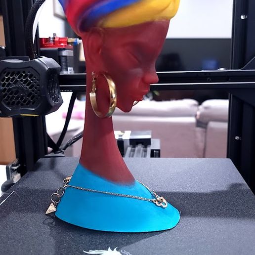 African Woman - Palenquera de Cartagena - STL for 3D printing