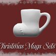 13.jpg Snowman & Boot Christmas Mug Set – Festive Miniature Cups for Dollhouses and Dioramas