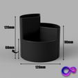 4.jpg Versatile and Modular Desk Organizer - FREE for 3D Printing