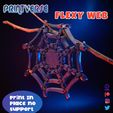 INSTA-D.jpg Flexy Baby Jumping Spider & Flexy Web Print In Place No Support