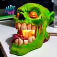 02.jpg Zombie head - candy dispenser - pencil holder
