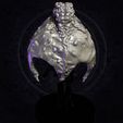 BackViewWithModel.jpg BRAIN-BAT Attacking: RPG Sci-Fi Horror Mutant Monsters - STL File Download