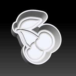 CHERRY-ONE-PIECE.jpg Fichier STL ONE PIECE CHERRY - BOMBE DE BAIN EN FORME DE MOULE, SHAMPOOING SOLIDE・Objet imprimable en 3D à télécharger
