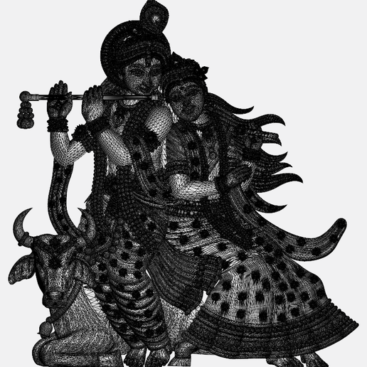 Radhakrishna-3dprint-model-file-4-pic-9.png Modelo de impressão 3D de Radhakrishna ficheiro-4