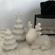 IMG_1699.jpeg Minimalist Christmas Tree Set – 4 Styles (Snowy, Snowy with Star, Ribbed, Ribbed with Star) – 3D Printable STL Files, Scalable Holiday Decor