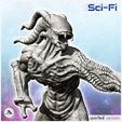 8.jpg Alien creature with multiple tentacles (12) - SF SciFi wars future apocalypse post-apo wargaming wargame