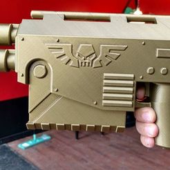 3588a44a046d6d073c1d76839addd386_display_large.jpg Free STL file Warhammer laspistol・3D printer model to download