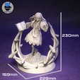 Measurement.png Lysithea - FireEmblem Three-Houses Game Figurine STL for 3D Printing