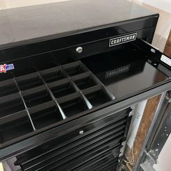 1.jpg Fichier STL Craftsman Tool Chest Drawer organizer tray (16 compartiments)・Objet pour impression 3D à télécharger