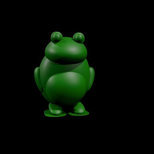 🐸 Paintable Toad・Free STL File for 3D printing・Cults