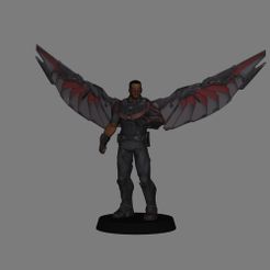 01.jpg Falcon - Avengers Endgame LOW POLYGONS AND NEW EDITION