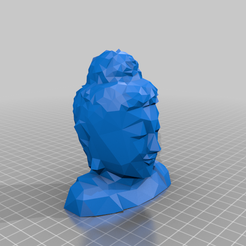 lowpoly-buda.png Télécharger fichier STL gratuit Lowpoly Buddha • Modèle à imprimer en 3D, dicas3dprint