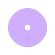 d8.stl PAPER CIRCLE OR SELF-ADHESIVE CIRCLE TRIMMER FROM 3CM TO 10CM FOR 210MM BED MACHINES WITHOUT BACKINGS