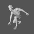 5.jpg Decorative Man Sculpture Low-poly 3D model